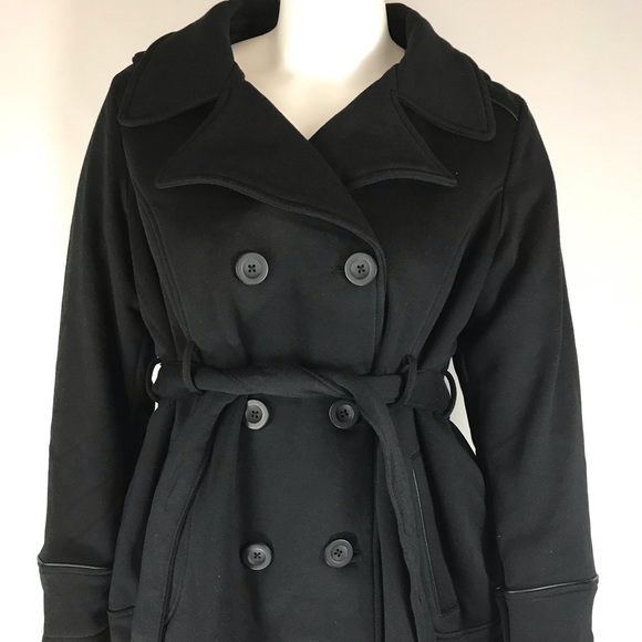 Jones New York Jackets & Blazers - Jones New York Black Belted Coat Jacket Sz 1X